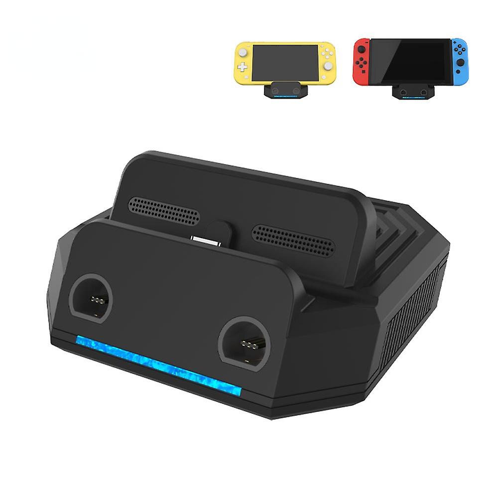 Switch Cooling Portable Base Tv Dock Includes Pcb Board, Plug And Play, And 2 Cg Handles Can Be Connected Externally