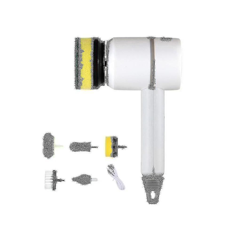 Dishwashing Brush Electric Cleaning Brush Automatic Wireless Usb Rechargeable Kitchen Bathtub Clean