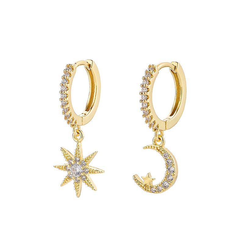 S925 Silver Needle Pendant Earrings
