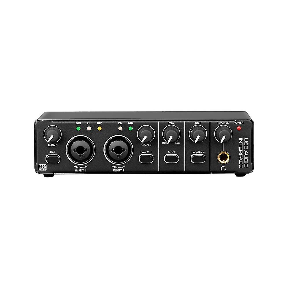 4 Channel Interface Small External Audio Recording Professional Sound Card Recorder Function For Re