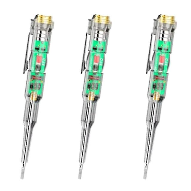 3Pcs Double Lamp Electric Pen Intelligent Tester Pen For Zero Measuring Firewire