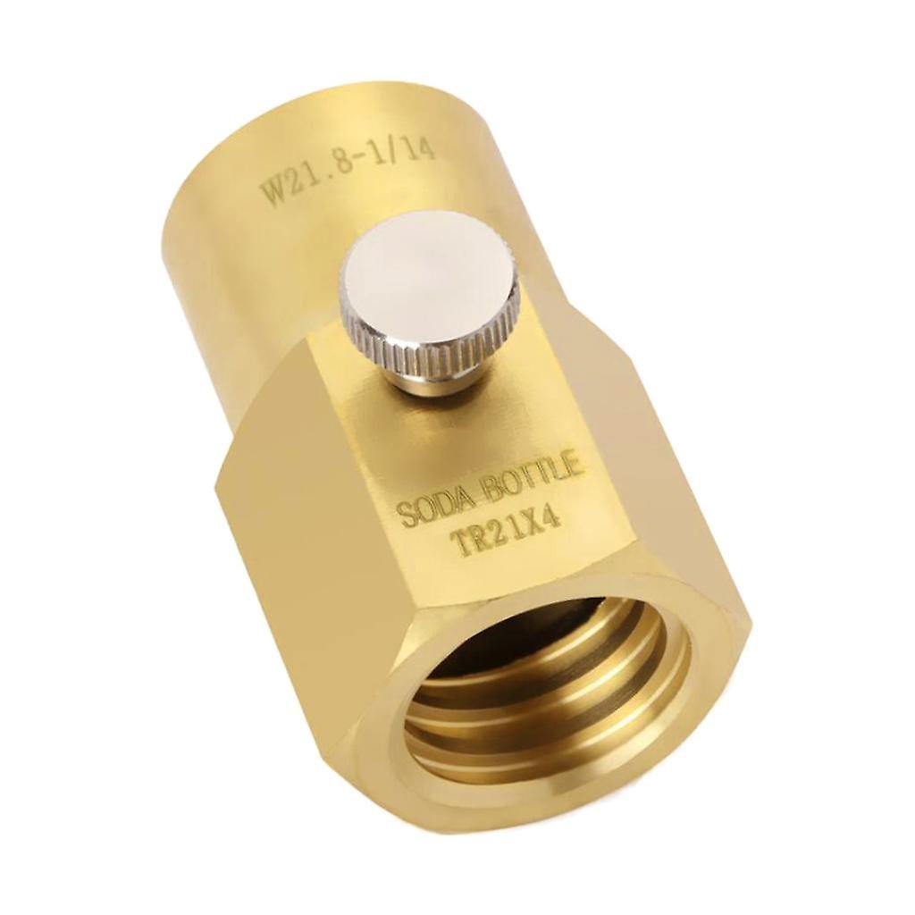 CO2 Refill Adapter TR21-4 to CGA320/ W21.8 Connector TR21-4 to W21.8