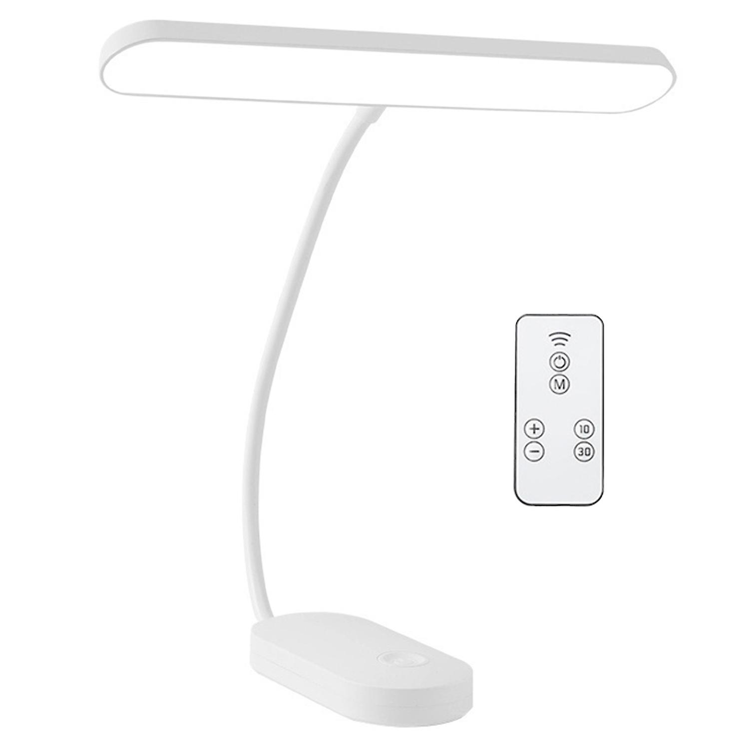 1 Set LED Reading Lamp Color Temperature Adjustable Dimmable Remote Control Flicker Free Flexible Ho