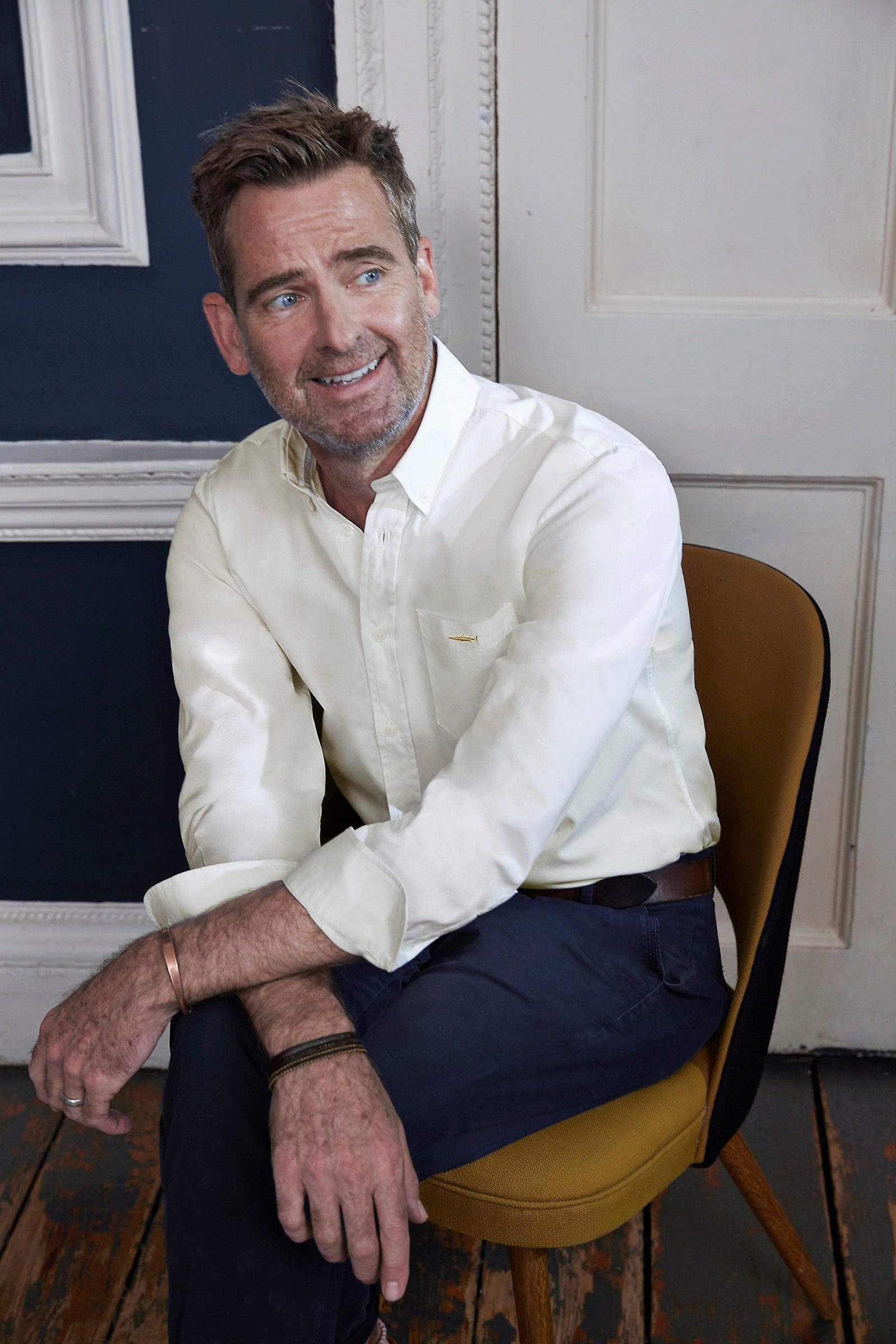 Cream Cotton Shirt For Men