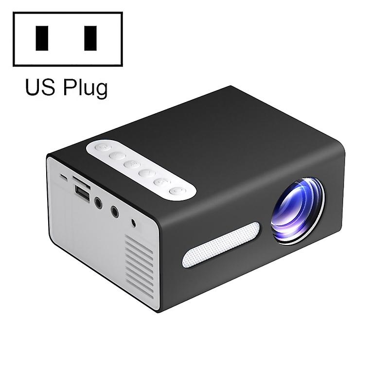 T300 25ANSI LED Portable Home Multimedia Game Projector US Plug