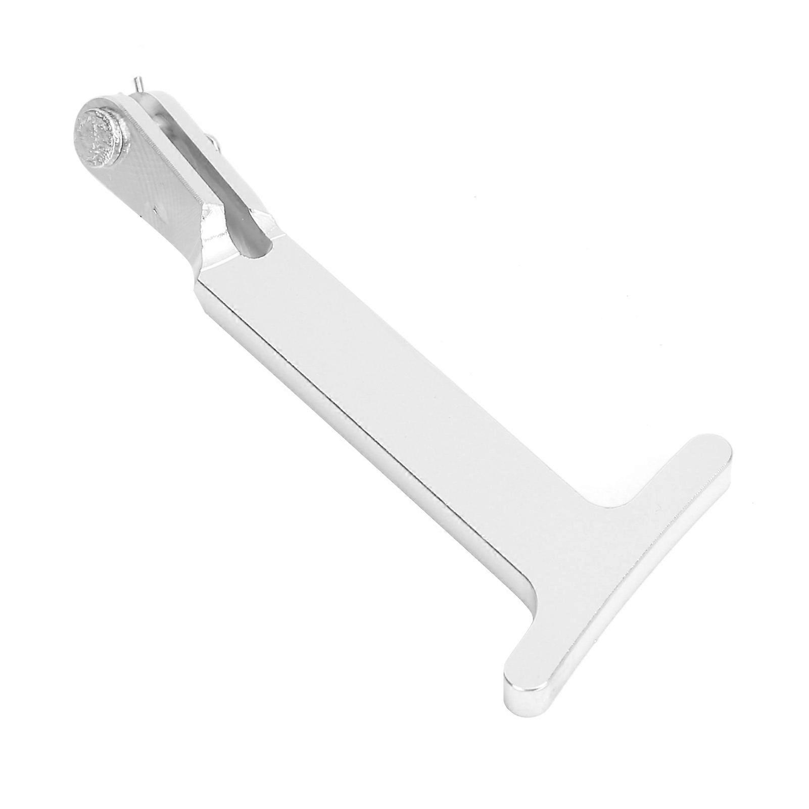 Hood Latch Release Handle Pull Set Billet Aluminium Alloy Durable for R32 MK4 2004Silver