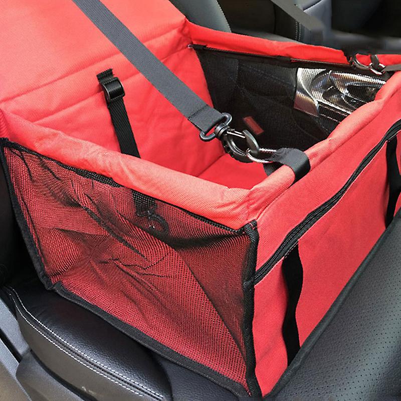 Travel Dog Car Seat Cover Foldable Hammock Pet Carriers Bag Carrying For Cat Dog
with Adjustable Secure Straps