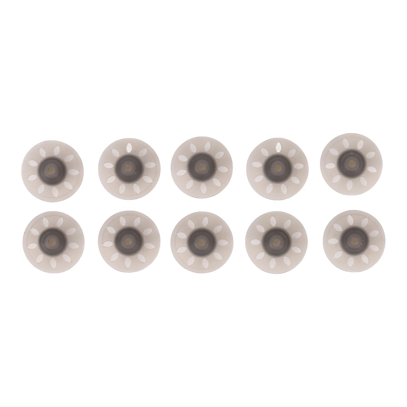 10pcs Small Open Hearing Device Domes 10mm Black Ear Tips Sound Amplifier Accessories for Phonak Compatible Devices