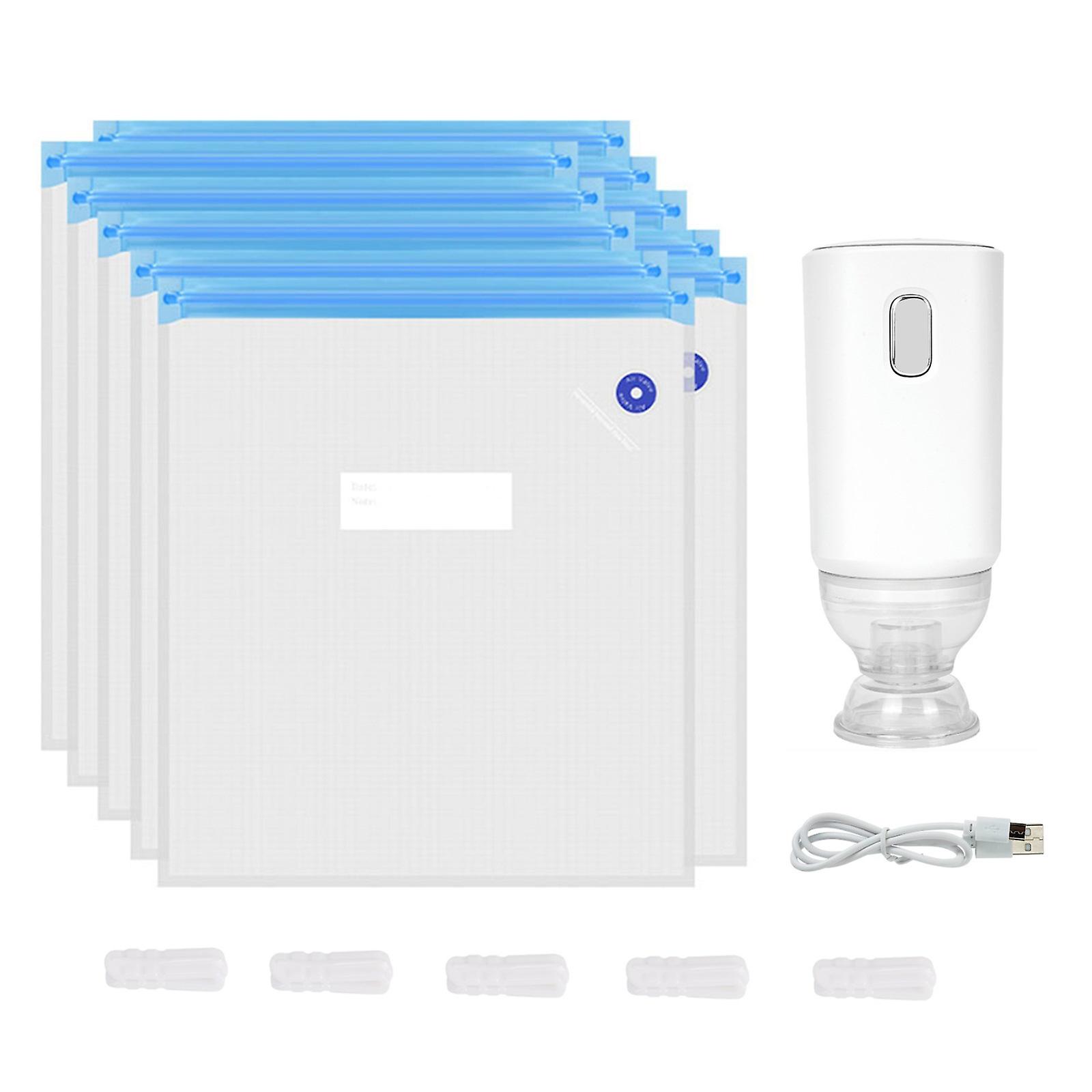 USB Rechargeable Electric Air Pump Dryer+10PCS Bag Kit for 3D Printer PLA Filament Vacuum Bag One-K