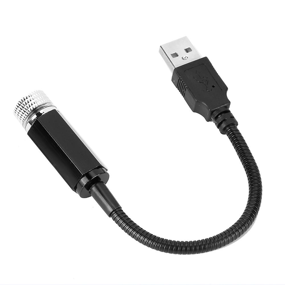 Auto Decor Lamp USB Car Roof Starry Sky Light Romantic Universal Ambient Projector Decorative LampRed USB Atmospheres Light