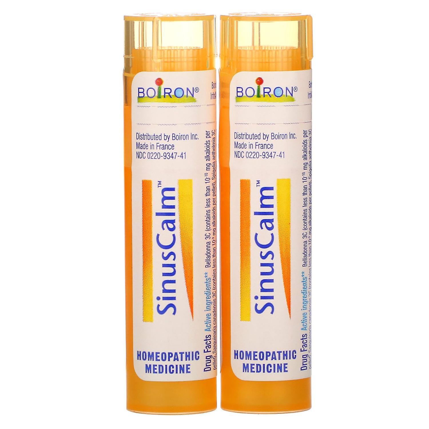 Boiron, SinusCalm Sinus Relief, 2 Tubes, Approx. 80 Quick-Dissolving Pallets Per