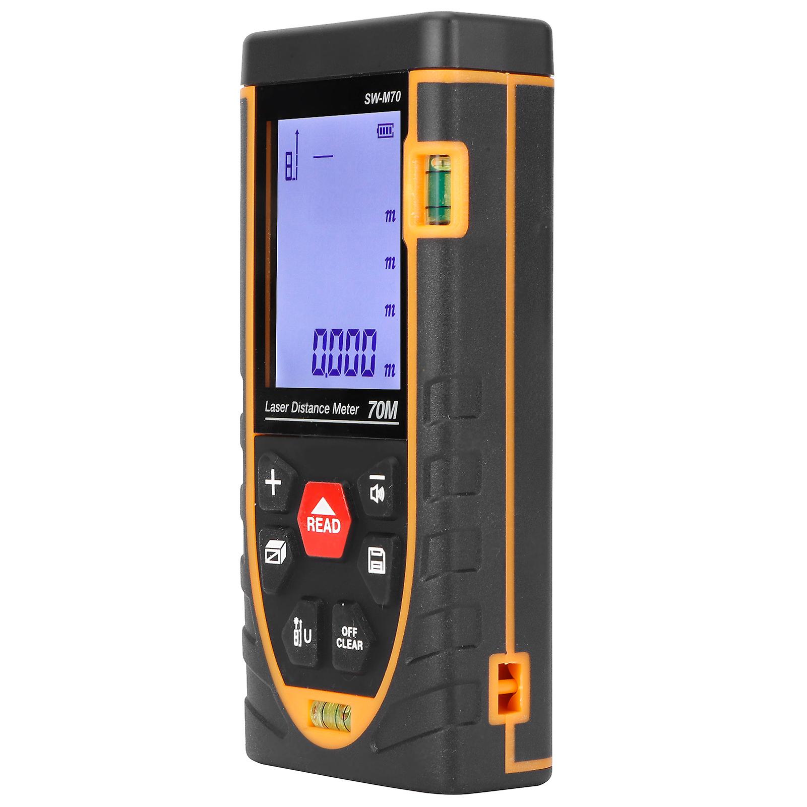 Handheld Laser Distance Measure Device 70m Range 11.2x5x2.5cm