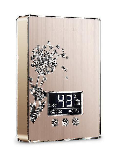 220V Instant Electric Water Heater Constant Temperature Household Electric Shower Free Water Storage