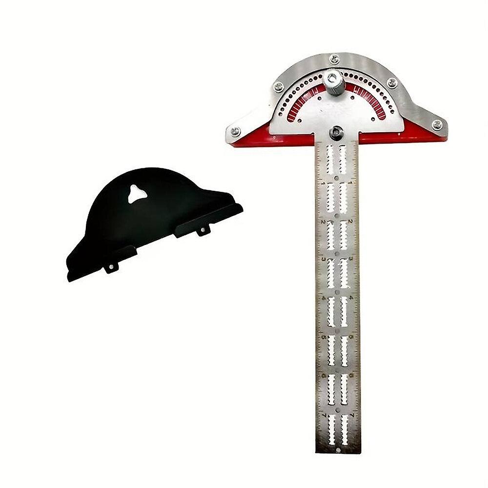 Woodworking Edge Ruler, Protractor, Angle Detector, Vernier Caliper - Precision Measuring Tool