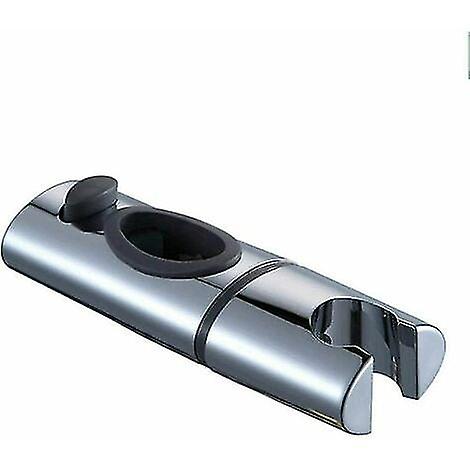 حامل رأس الدش المصنوع من الكروم ABS، مشبك قضيب الدش، حامل دش يدوي دوار 360 درجة للحمامات البيضاوية