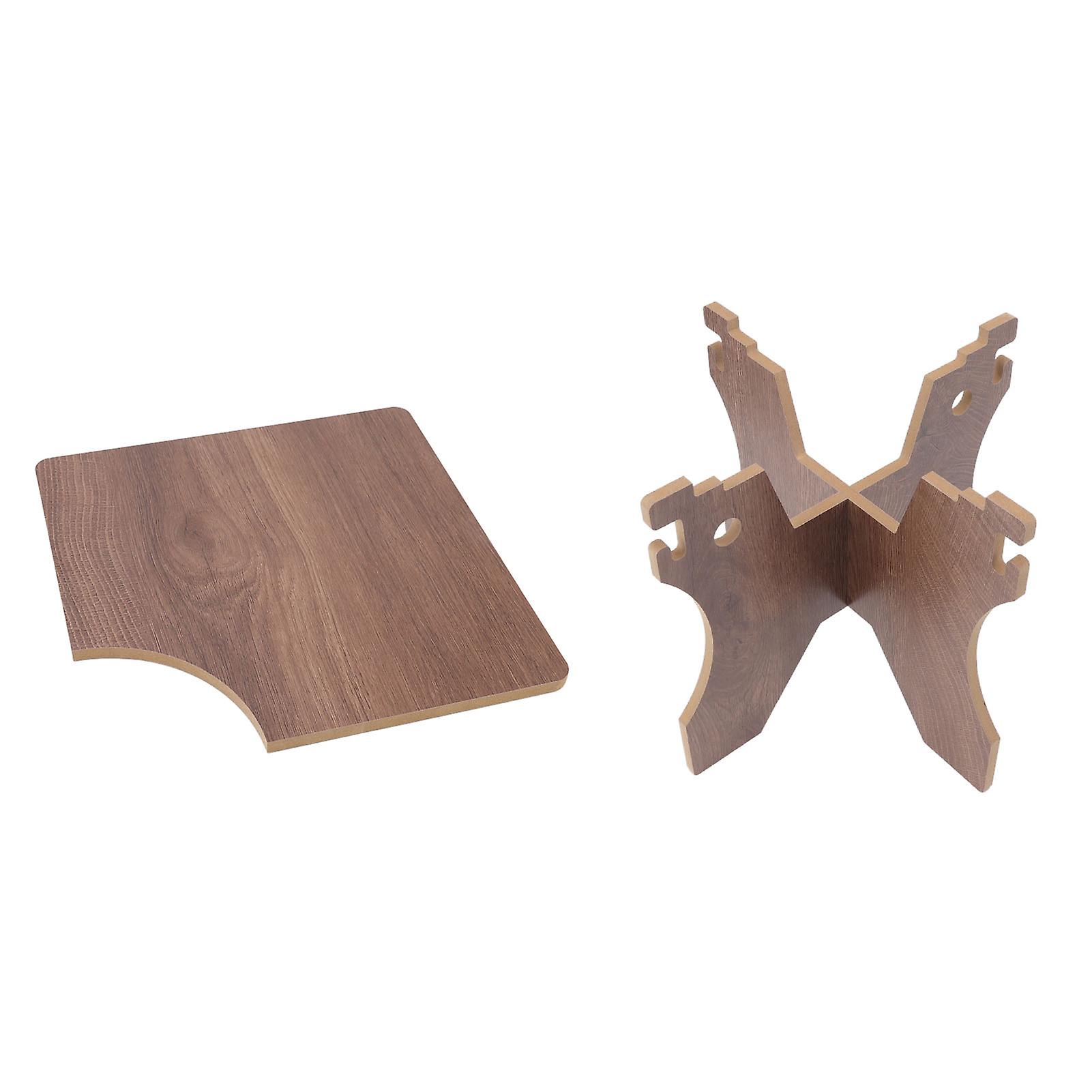 Outdoor Camping Bucket Rack MDF Cup Hanging Design Folding Portable Storage Rack for Hiking Picnics