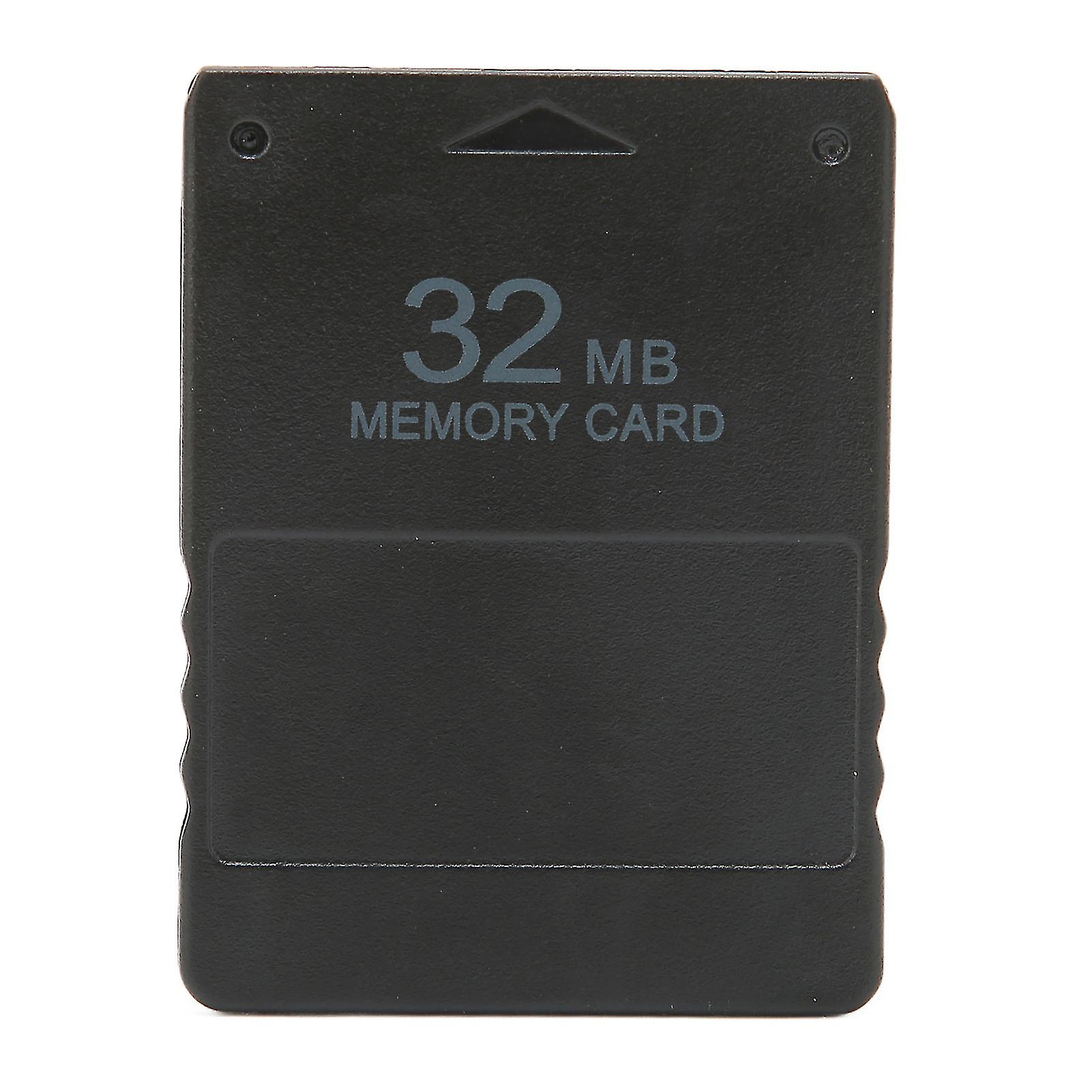 Game Console Memory Card 2 in 1 Plug and Play Stable Memory Card compatible with PS2 Game Console32MB-YM