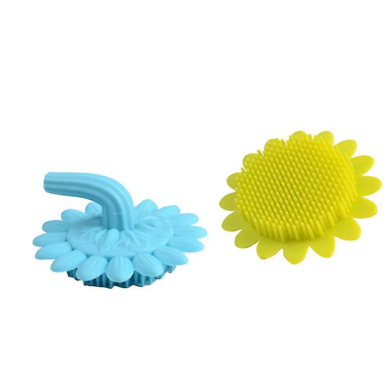 2pcs Silicone Shower Brush For Baby
