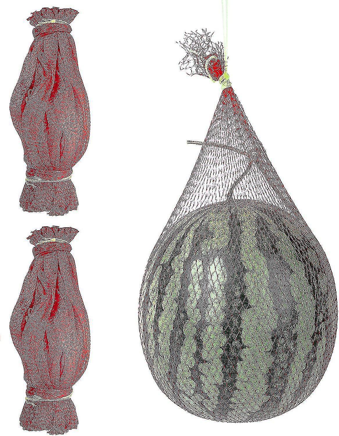 Filets de pastèque - 50 Pack Suspendus Sacs Filets de pastèque Sacs Hamacs Melon Berceaux pour pastèque, Melon miellat, Concombres35cm _gift