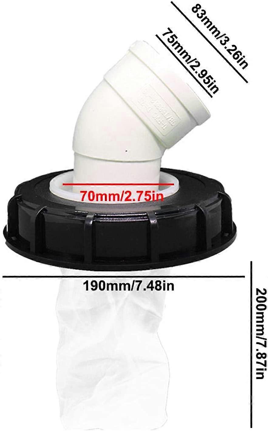 Coperchio Serbatoio IBC con Filtro in Nylon Lavabile per Serbatoio Acqua Piovana IBC da 1000