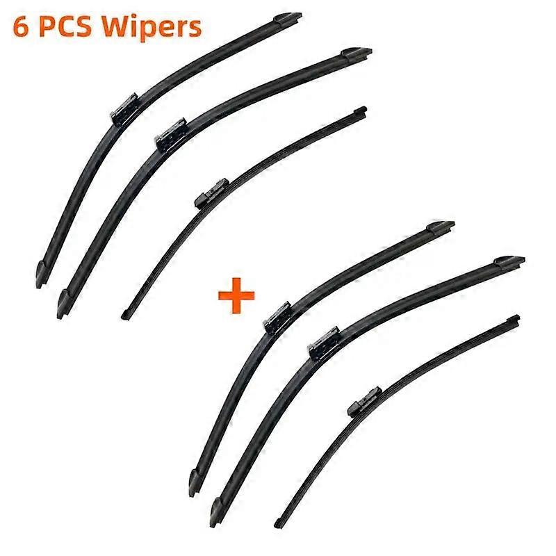 שמשה קדמית לרכב חזית אחורי להב מגב אביזרי גומי עבור סקודה אוקטביה 5e האצ'בק 24" 19" 16" 2013 - 2017 2018