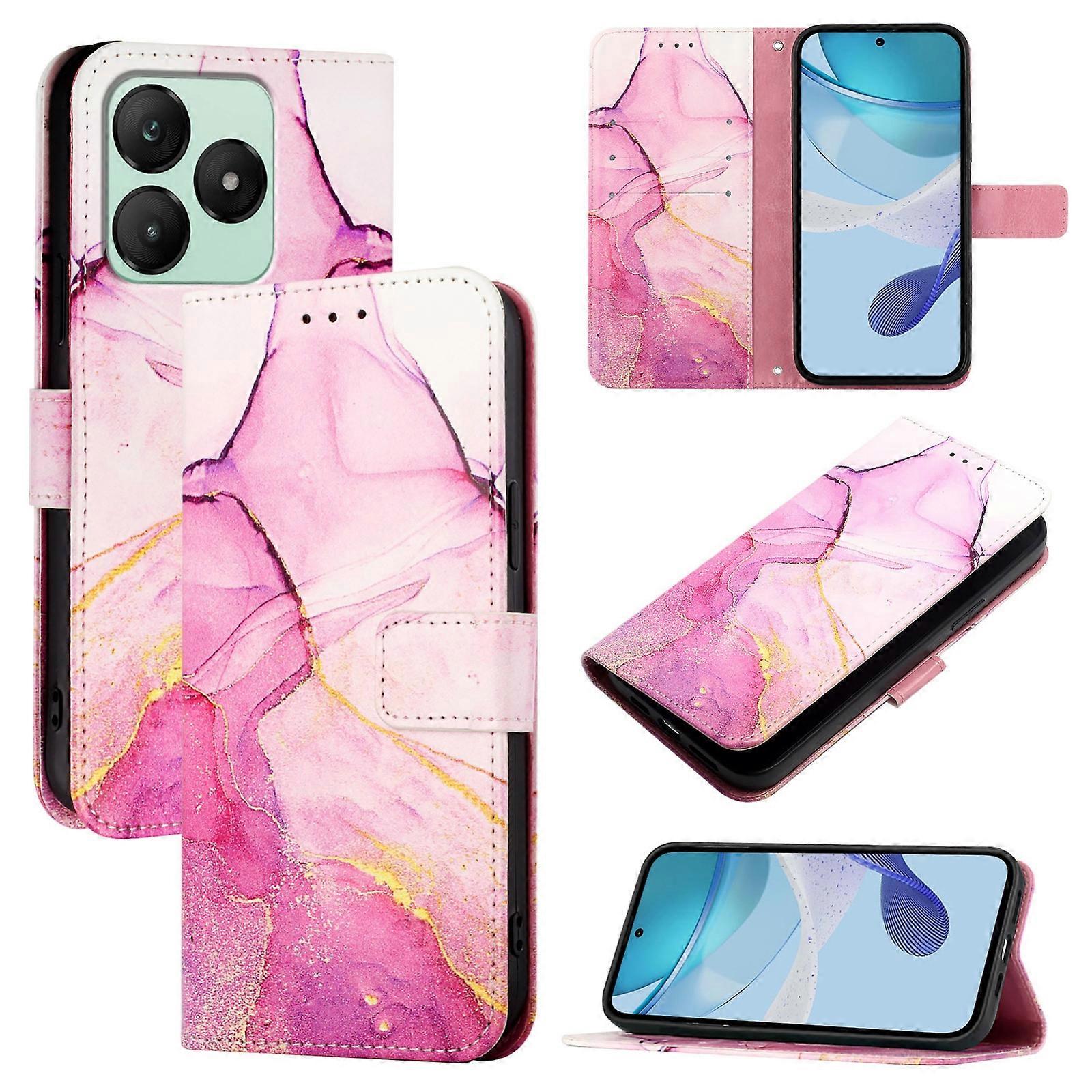 Marble Leather Phone Case For Wiko T20