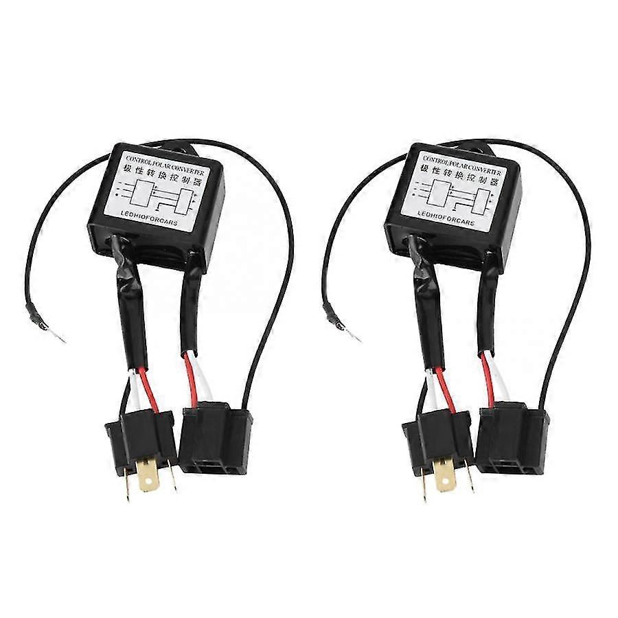 LED Headlight Polarity Converter Fault Eliminator Decoder HID H4 Lamp Positive and Negative Convert-YuJia