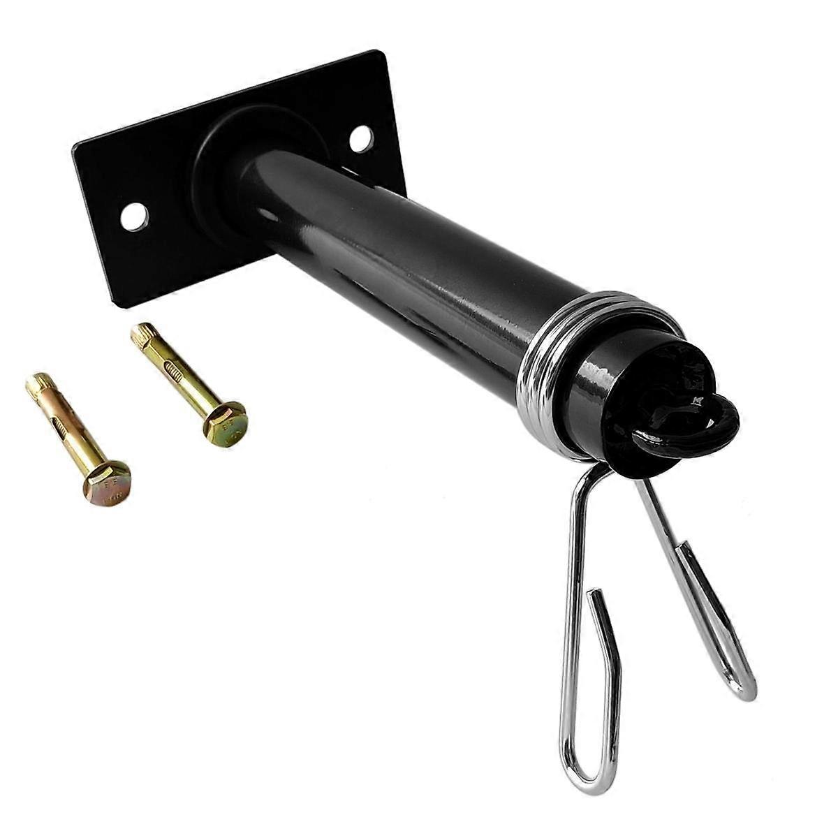 Weight Plate Holder Wall Mount for 2 Inch Weight Plates Heavy Construction Mounting Hardware with Barbell Clip