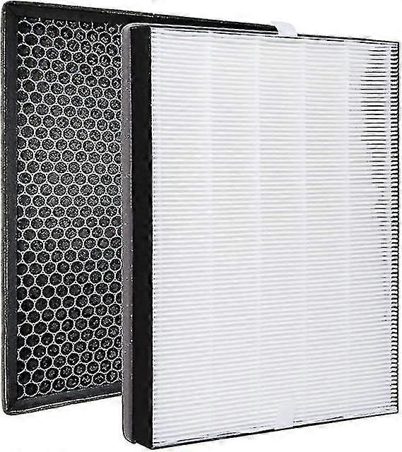 Filter Set Compatible With Philips Ac2889, Ac2887, Ac2882, Ac3829/10, Series 2000 2000i Air Purifier Hepa + Activated Carbon Filter For Philips Fy242/