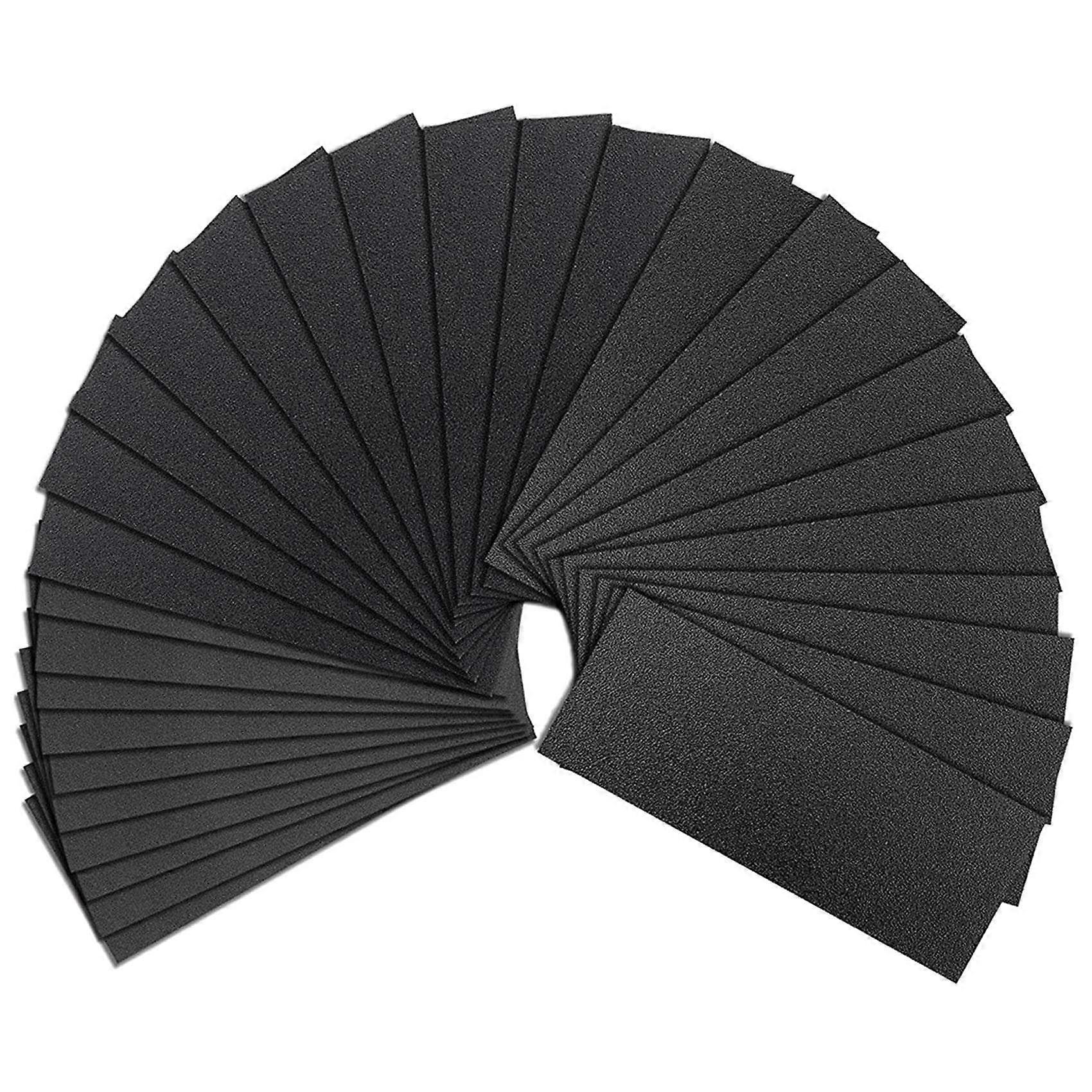 30 Pieces Wet and Dry Sandpaper 80 120 220 Grit Assorted Sanding Sheets, 9 x 3.6 Inches Abrasive Pa