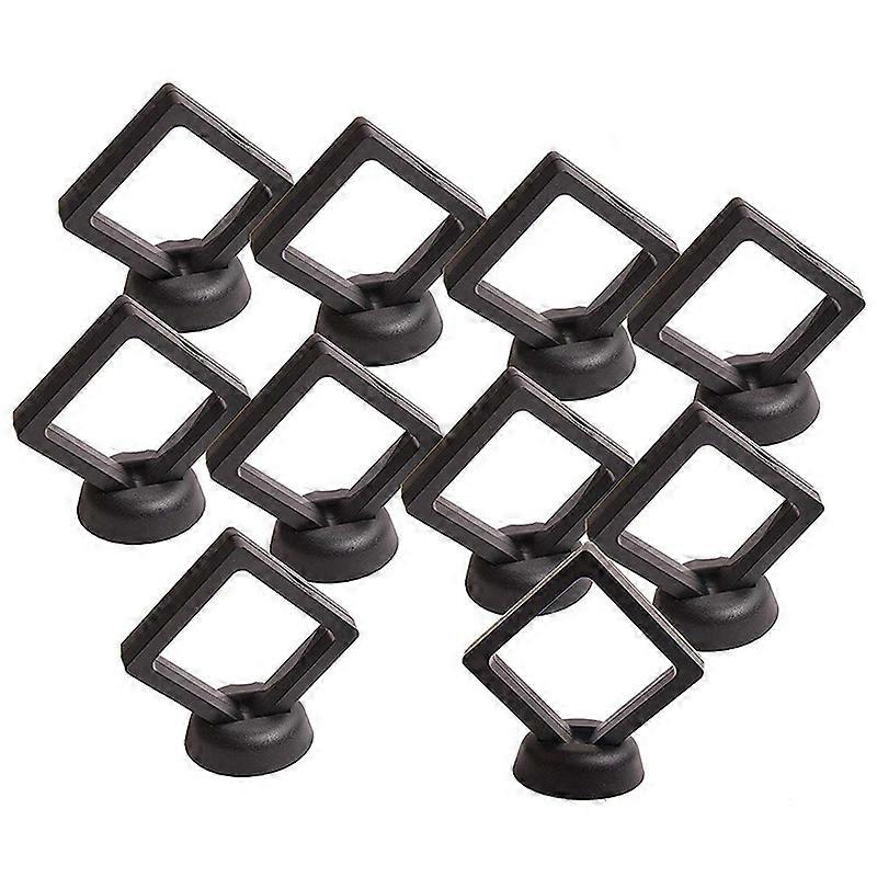 Coin Display Box - Set of 20 3D Floating Frame Display Holder with Stands for , AA Medallions, Jewe