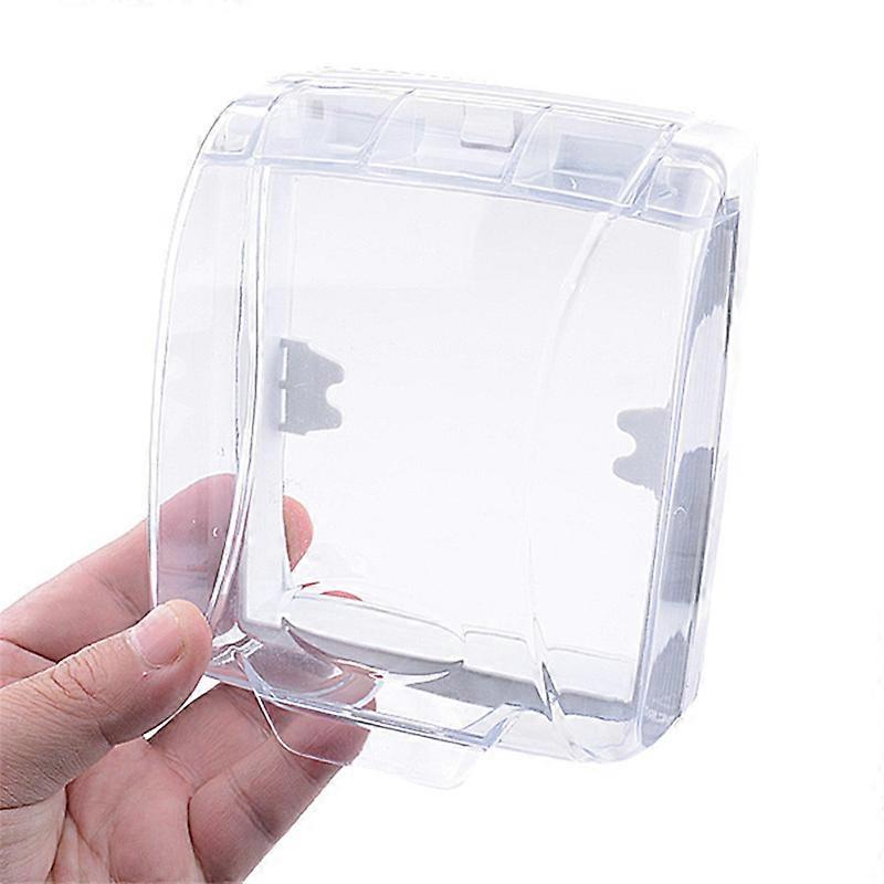 Transparent Doorbell Cover Multipurpose Waterproof Wall Mount Transmitter Shield for