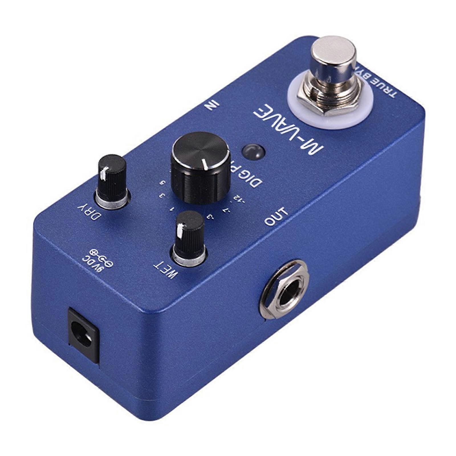 M-VAVE DIG PITCH Gitar Effekt Pedal med True Bypass 9 Pitch Typer Sink Legering Shell Mini Enkelt Type CUVAVE CUBE BABY