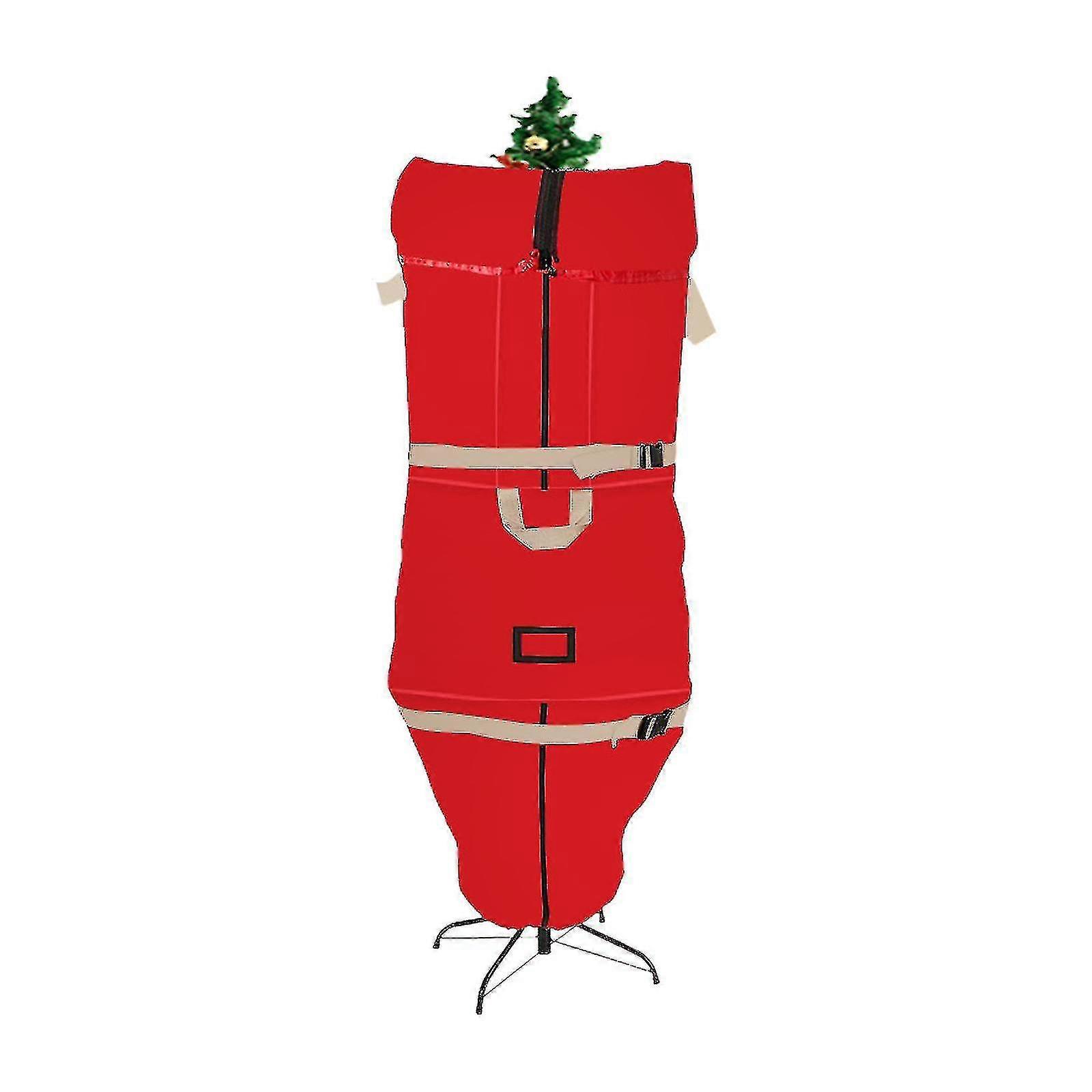 Upright Christmas Tree Storage Bag Tear Proof Material For Extra Durability Holds Up To Assembled Trees