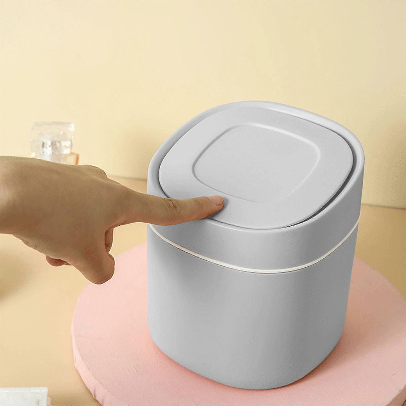 Mini Trash Can With Lid, Mini Trash Can With Lid, Desktop Mini Trash Can, Countertop Mini Trash Can, Desktop Mini Trash Can, Mini Trash Basket GY