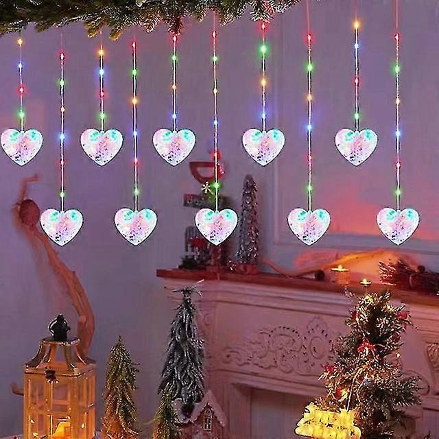 vakantie led string licht fee kleurrijk licht 8 modi eu plug buitentuin bruiloft huis kamer kerstdecoratie lamp