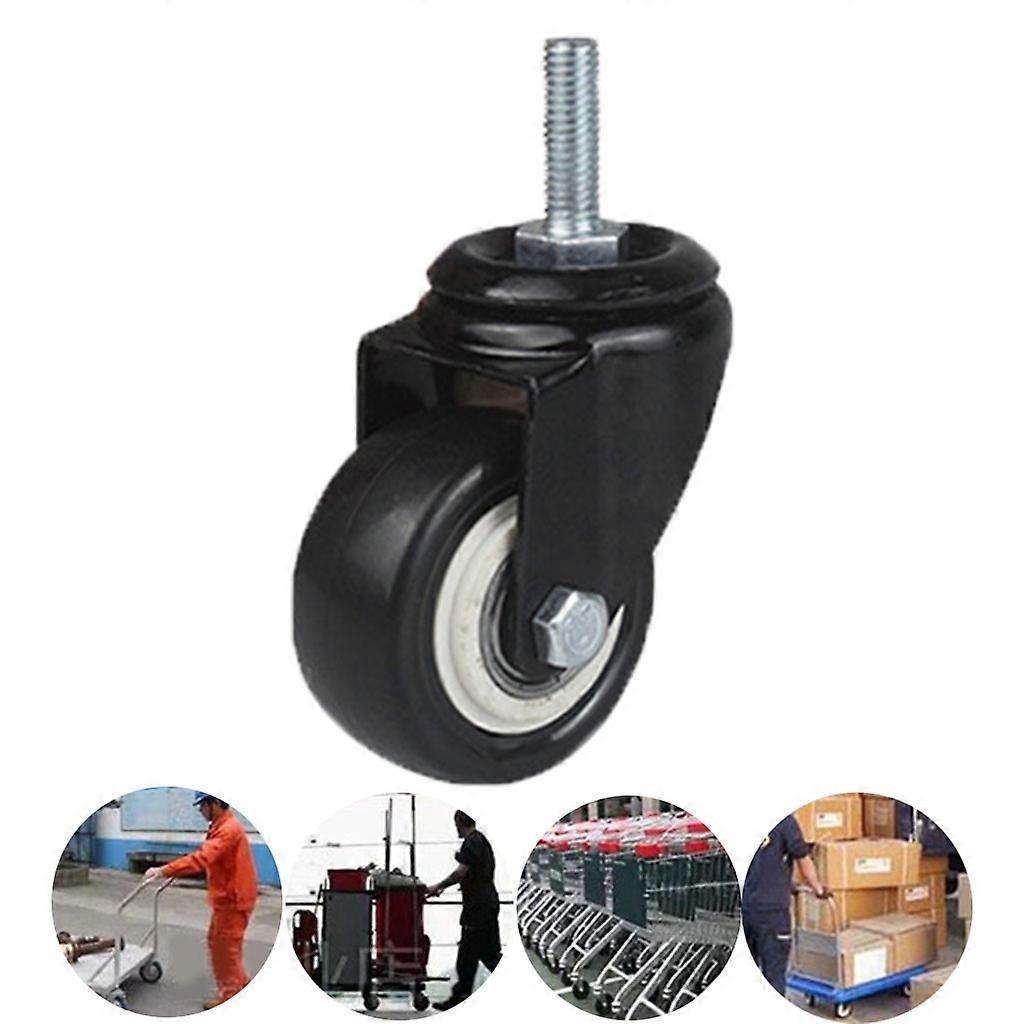 Caster Swivel Caster Set of 4 Wheels No Noise 360 Degree Rotation