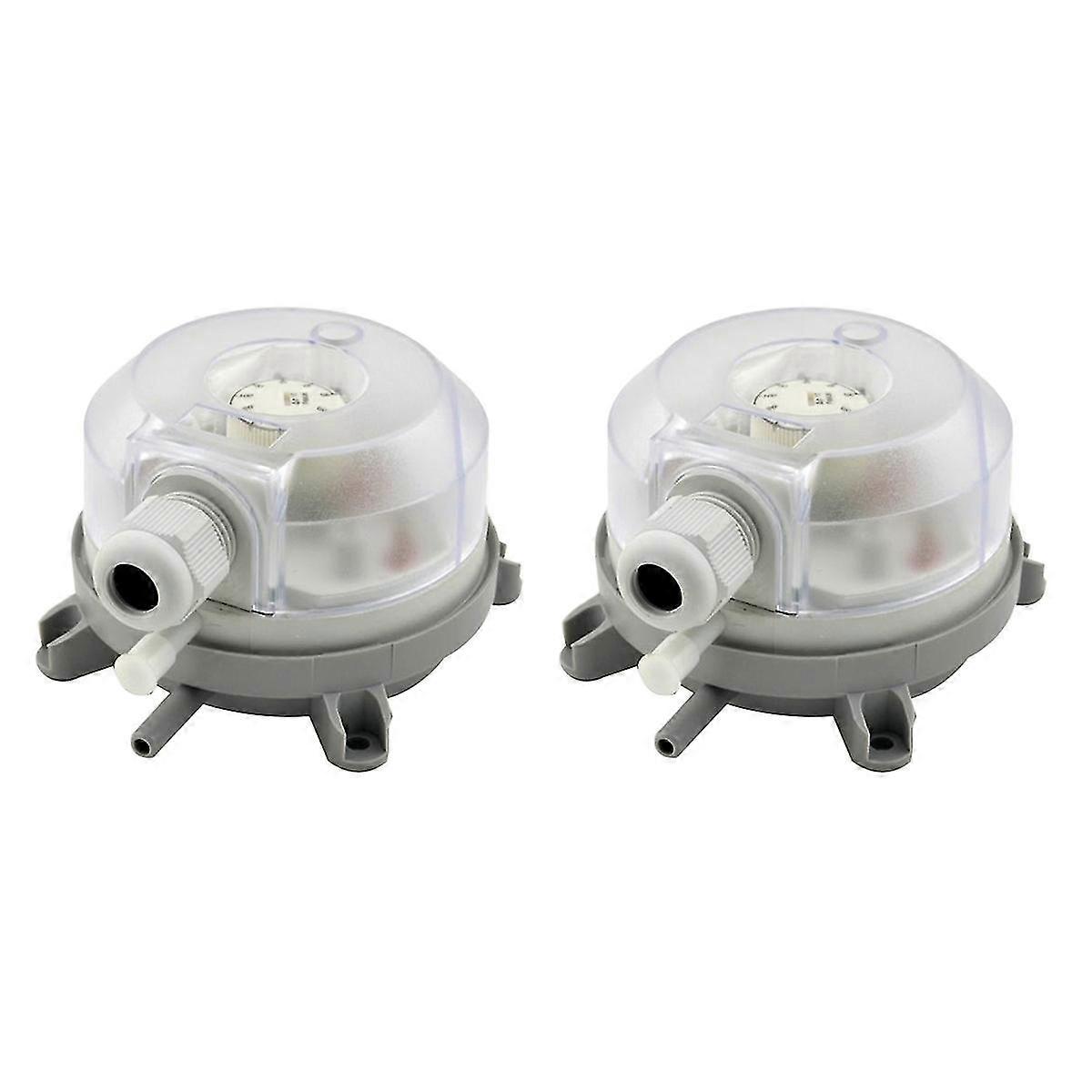 2x Differential Pressure Switch 50-500pa Adjustable - Pressure Switch
