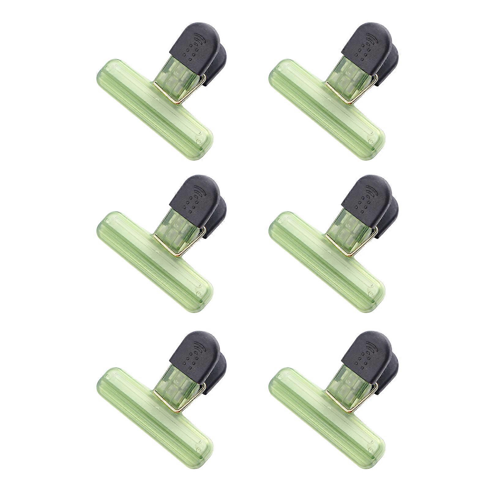 6Pcs Sealing Clip Strong Spring Chip Bag Clips Freshness Preserving Food Storage Clips for Home Kitchen