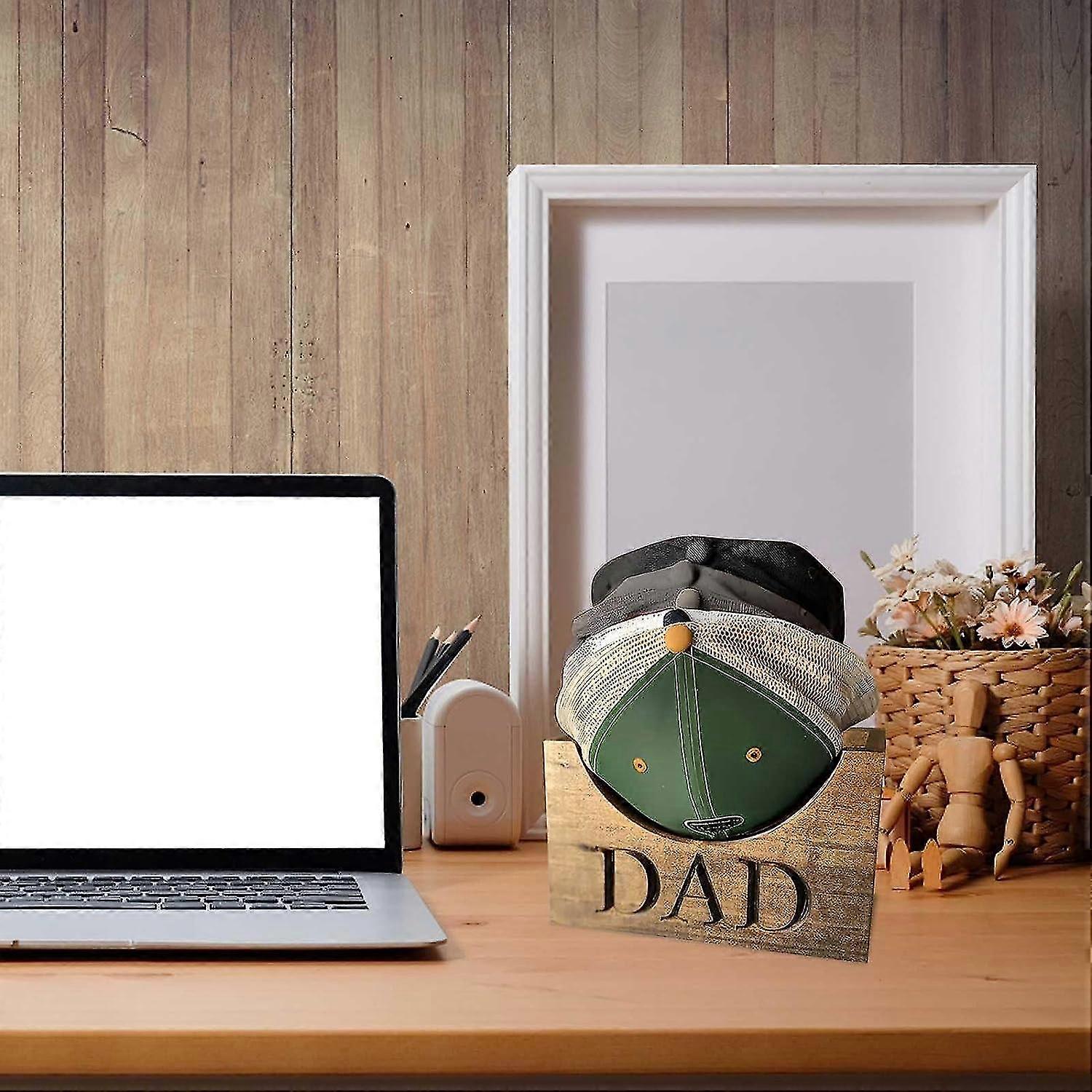 Wooden Hat Holder Display Stand, Hat Storage Rack For Baseball Caps ...