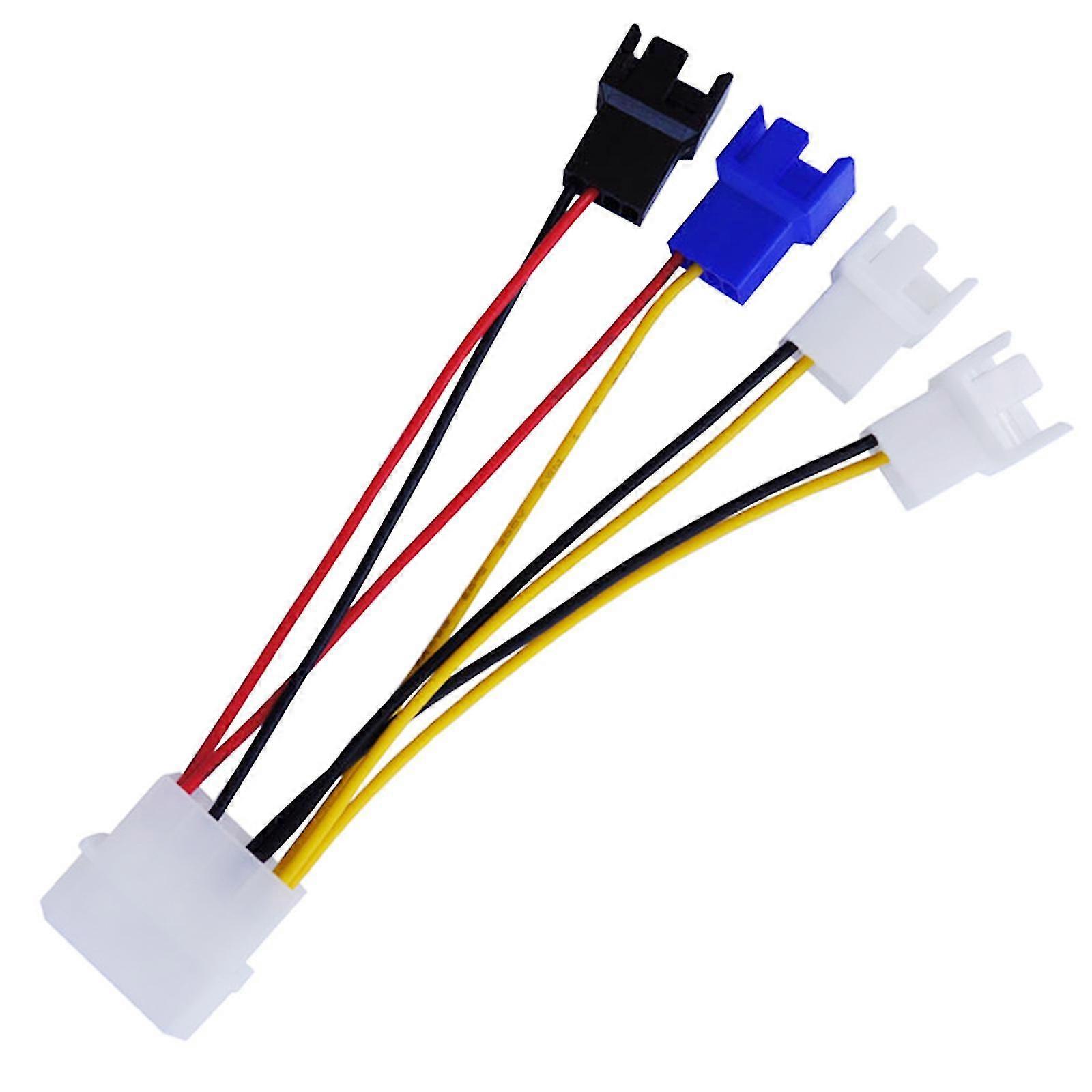 4-pin Fan Splitter Cable Splitter Pc Fan Power Extension Cable Control Line