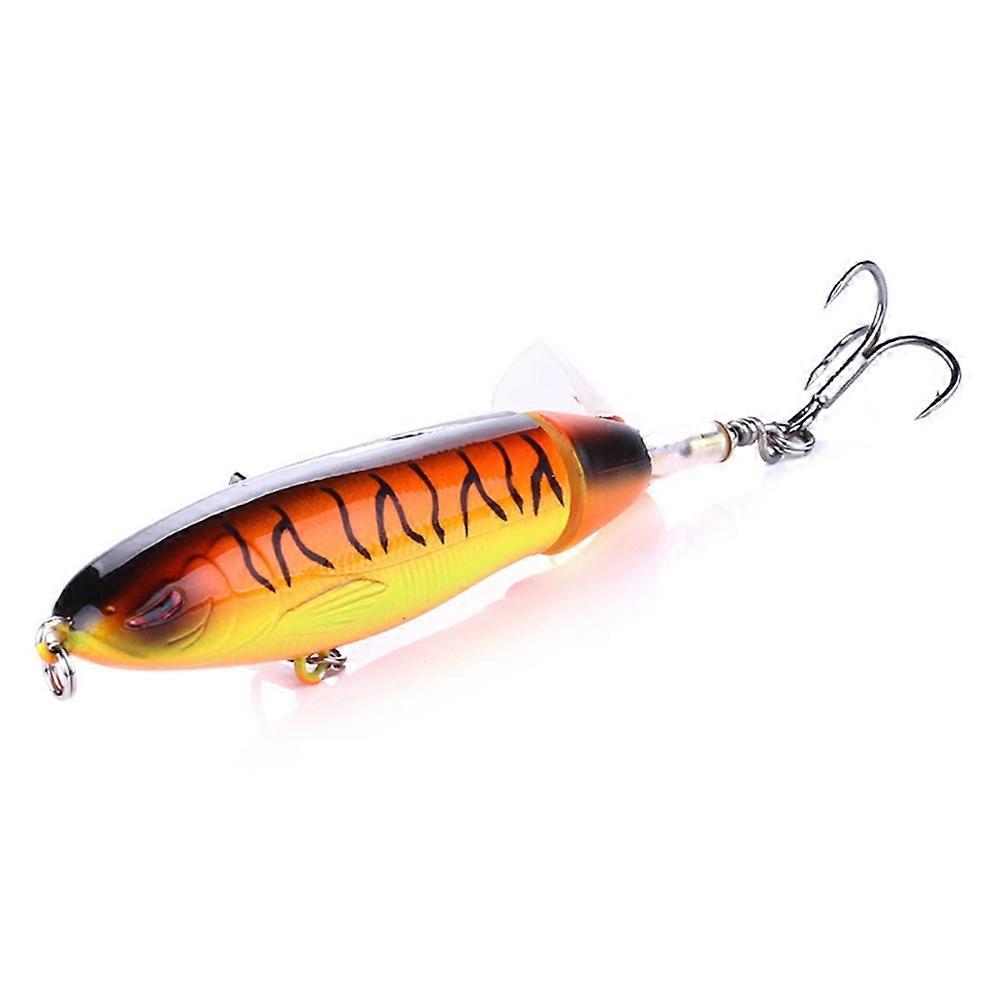 Kaesi 10cm 13g Propeller Rotating Tail Simulation Fish Fishing Bait Lure with Hook
