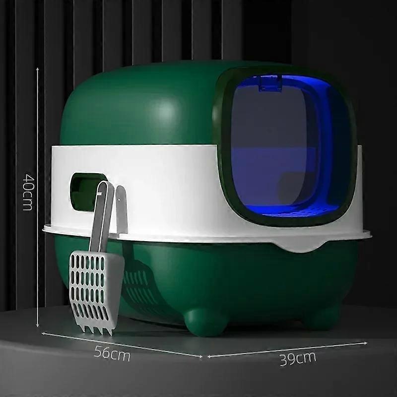 Uv Cat Litter Box Sterilizatio Large Space Fully Enclosed Anti-Splash Anti-Odor Automatic Deodorizat