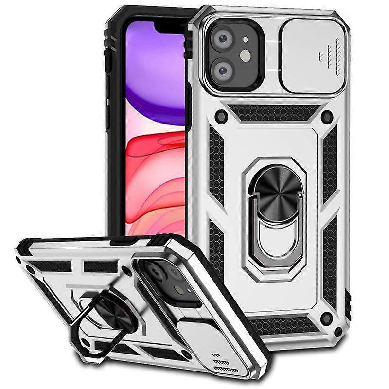 For iPhone 11 Sliding Camshield Holder Phone Case (Black)
