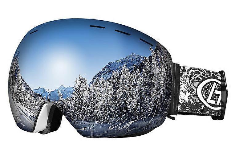 Snowboard Skibrille fr Mnner Frauen, Polarisierte Anti-Nebel-Skibrille otg Schnee Winterbrille 1#