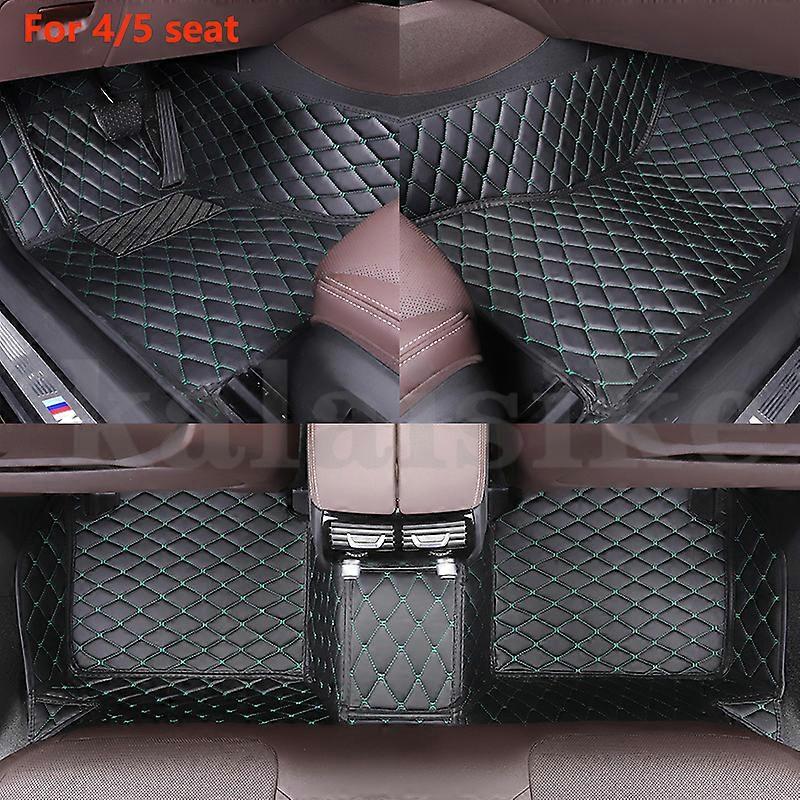 Custom Car Floor Mat for BMW 5 series all model year E34 E39 E60 E61 F07 F10 F11 F18 G30 F90 G31 G38 auto accessories Carpets