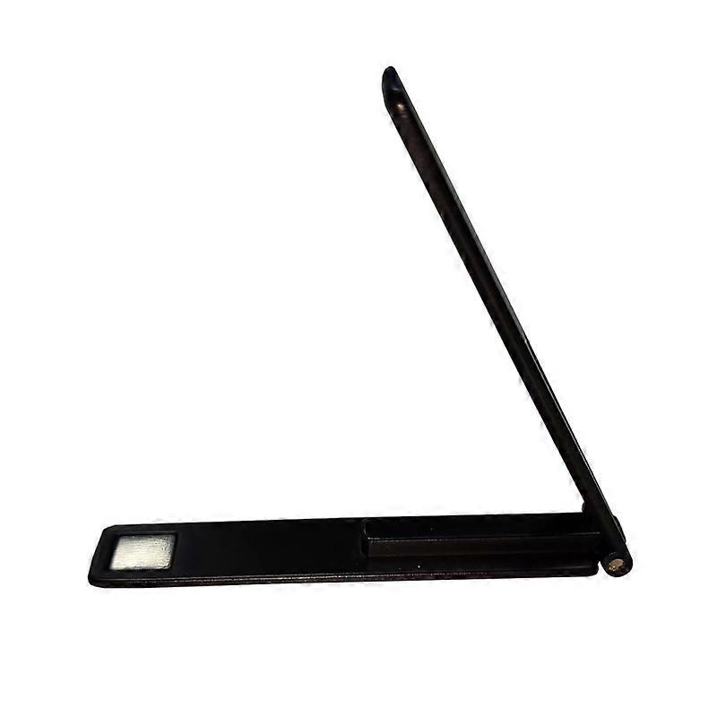 Black 2 pcs Folding Aluminum Alloy Adhesive Invisible Ultra Thin Anywhere Folding Mini Back Mount Bracket