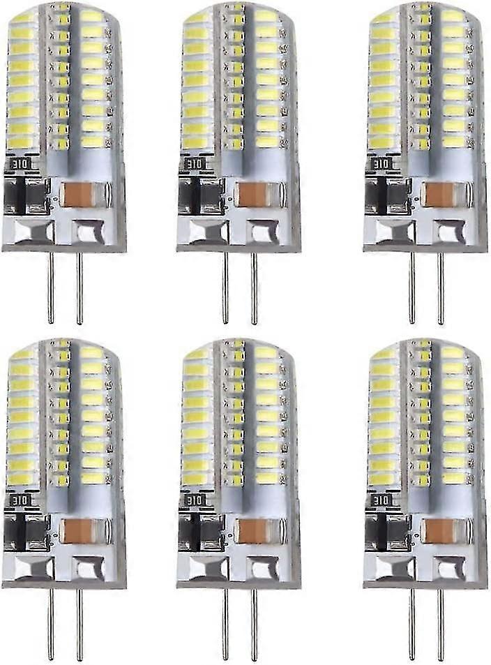 Pack Of 10 G4 5w 2835 Ac 12v Led Bulb Led Silic Bulb 48 X 1m 48 Smd Warm Lamp Replacement