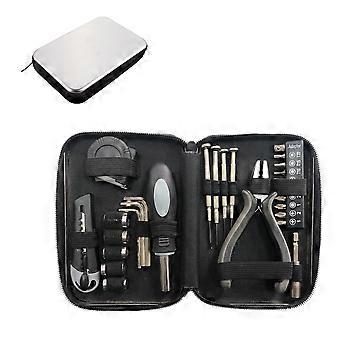 Hardware tools 27-piece suit tinplate box with LOGO tool set