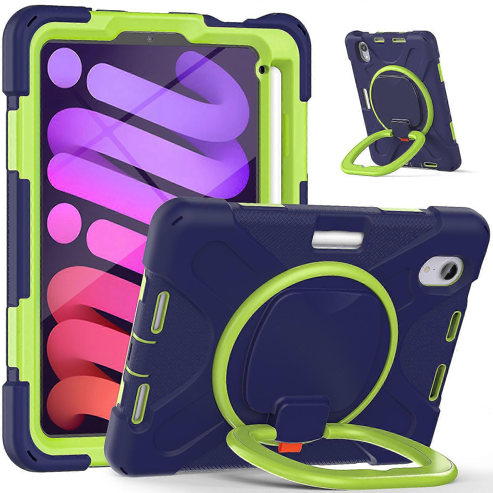 Large Ring Case For Ipad Mini 6, 8.3-inch, Fall-proof, 360-degree Rotation Case